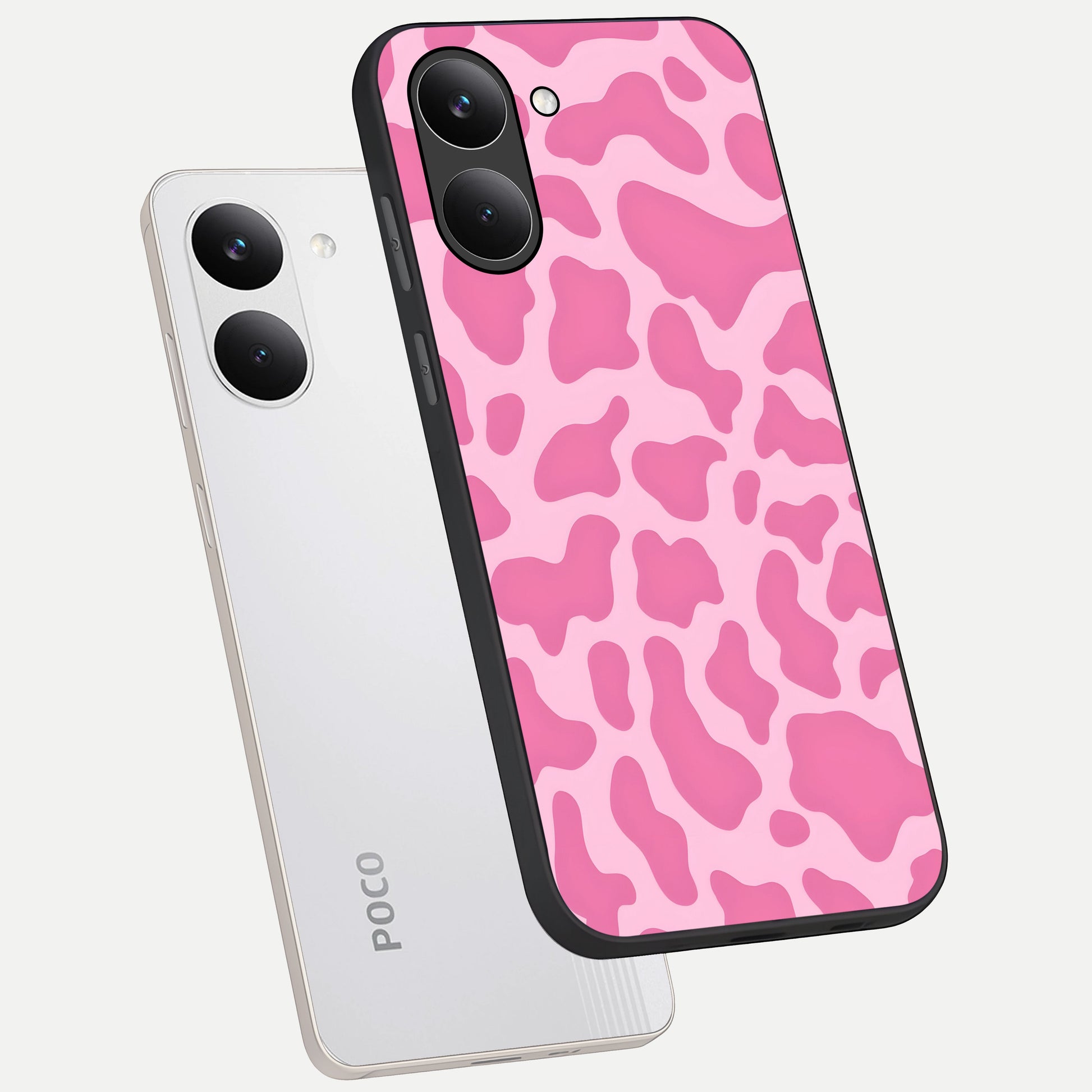  Pinkish Scenery phone case For Poco X8 Pro showing premium glass back cover with detailed artwork