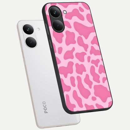  Pinkish Scenery phone case For Poco X8 Pro showing premium glass back cover with detailed artwork