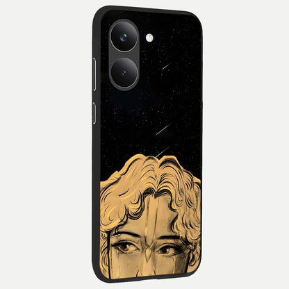  Celestial Gods Plan back cover For Poco X8 Pro slim fit glass case with vibrant aesthetic design