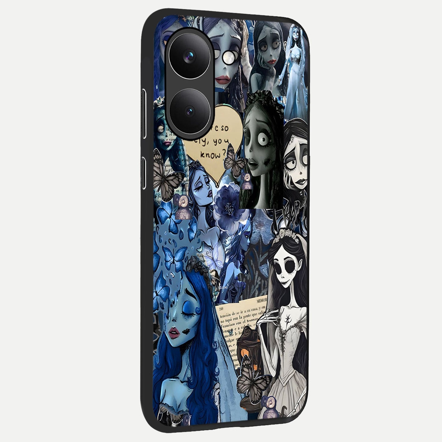  Corpse Bride Posters back cover For Poco X8 Pro slim fit glass case with vibrant aesthetic design
