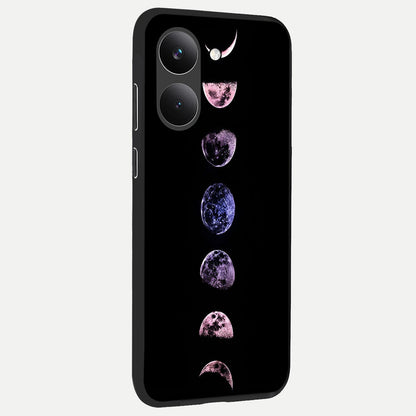  Crimson All Planets back cover For Poco X8 Pro slim fit glass case with vibrant aesthetic design