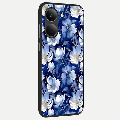  Cute Floral Patterns back cover For Poco X8 Pro slim fit glass case with vibrant aesthetic design