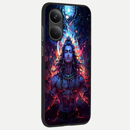  Divine Fire Shiv back cover For Poco X8 Pro slim fit glass case with vibrant aesthetic design