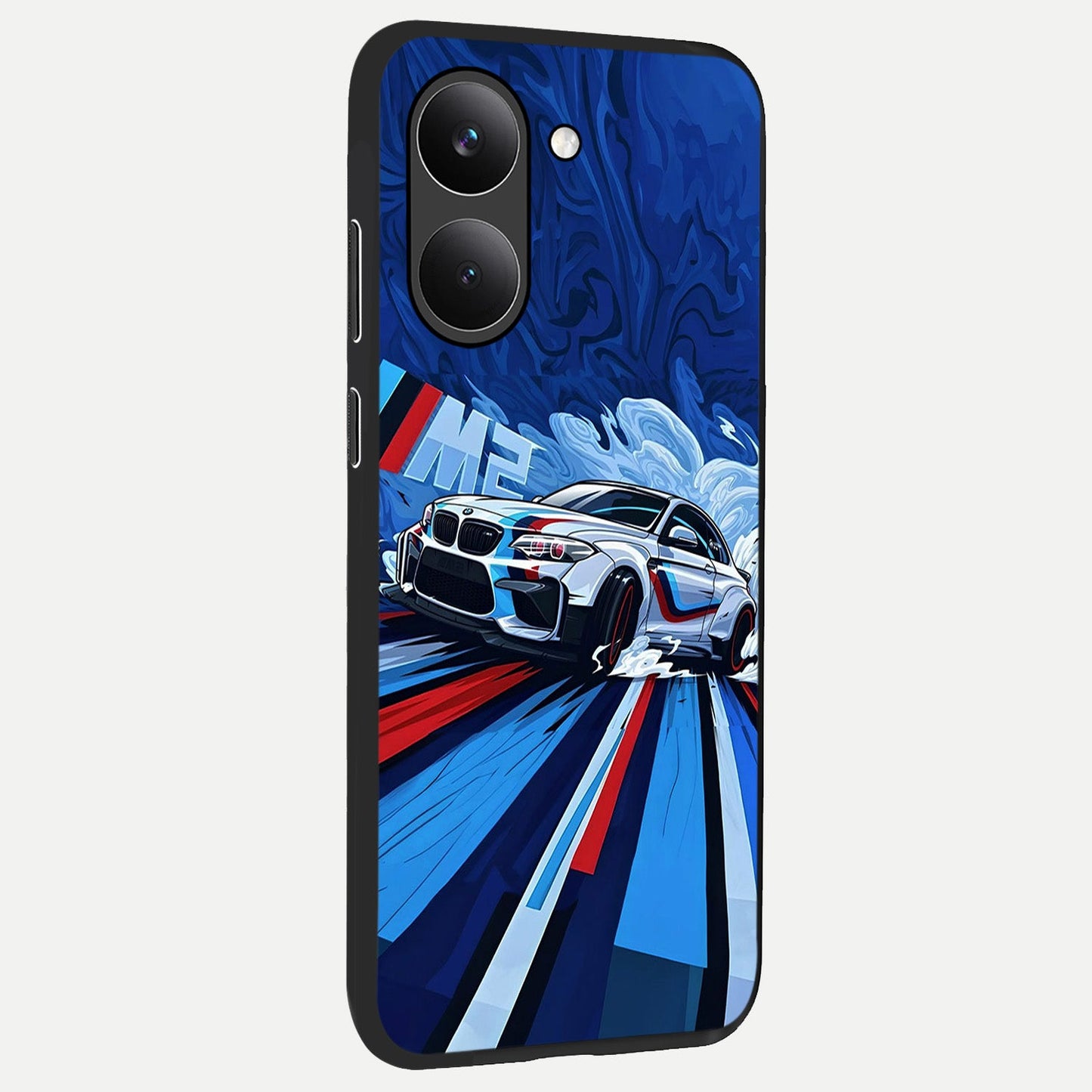  Drift Power Rush back cover For Poco X8 Pro slim fit glass case with vibrant aesthetic design