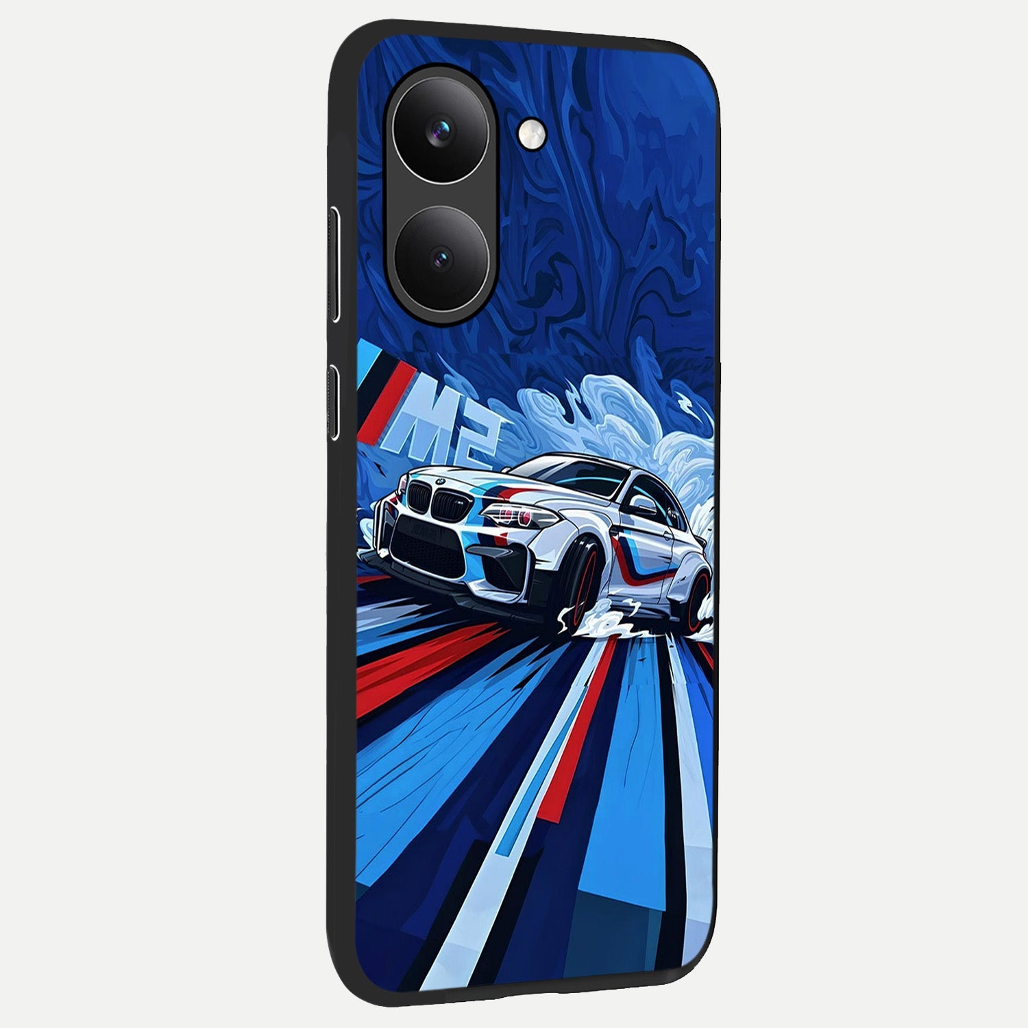  Drift Power Rush back cover For Poco X8 Pro slim fit glass case with vibrant aesthetic design