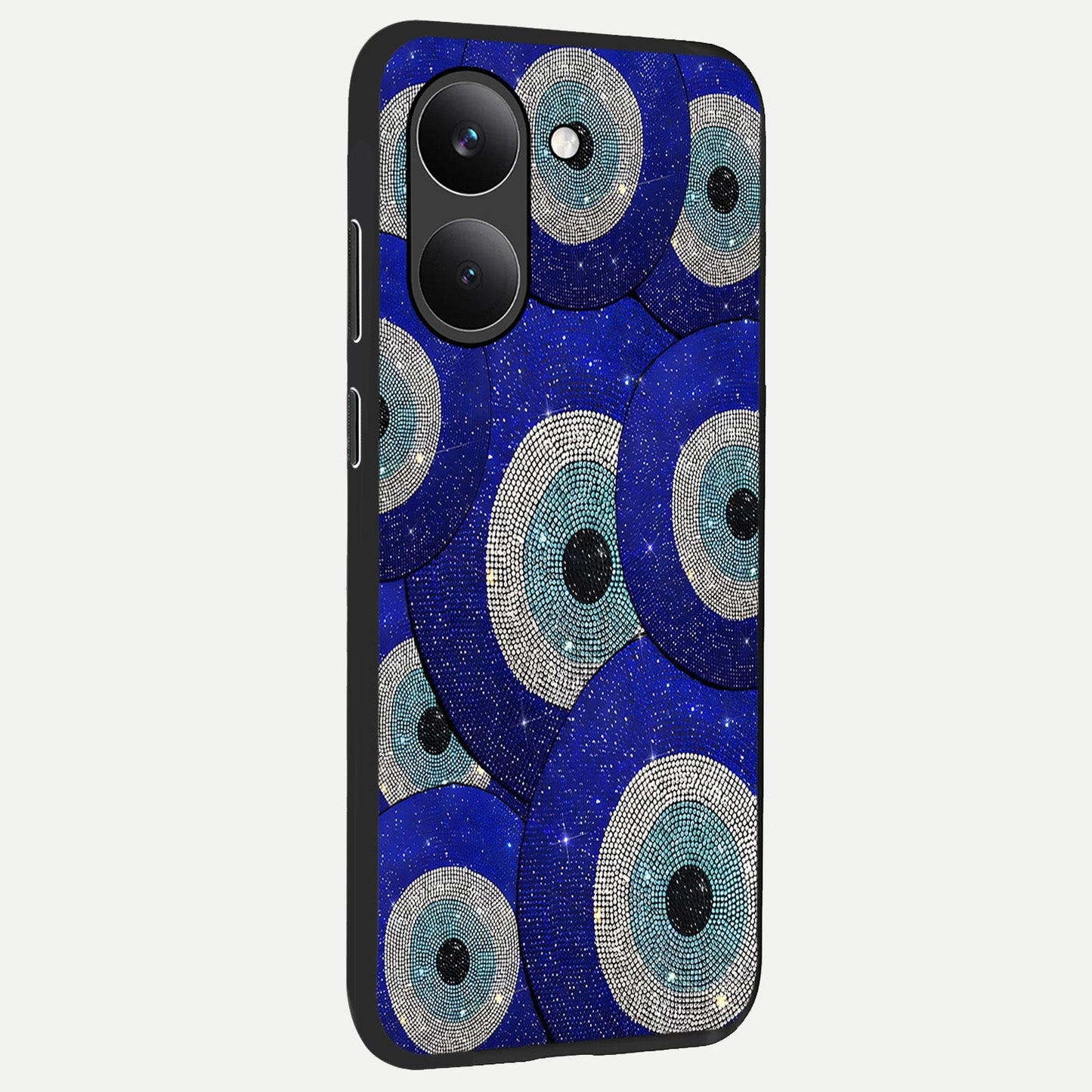  Galaxy Eye Flow back cover For Poco X8 Pro slim fit glass case with vibrant aesthetic design