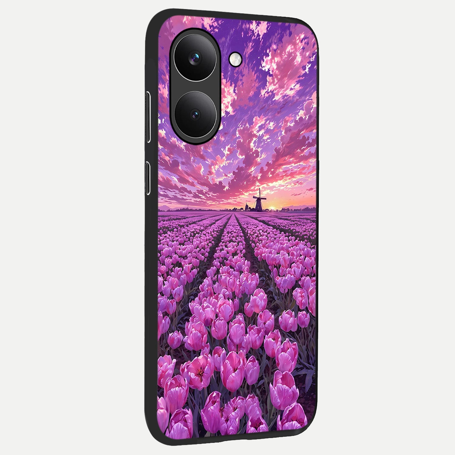  Lavender Dream Skies back cover For Poco X8 Pro slim fit glass case with vibrant aesthetic design