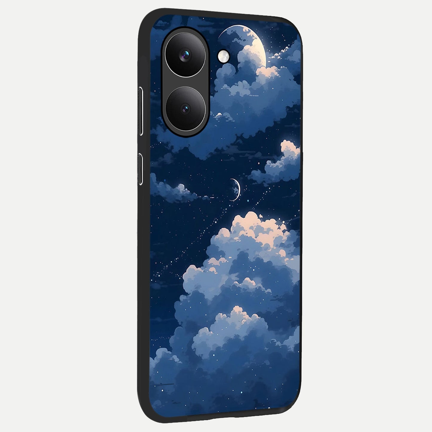  Moon Dream Haze back cover For Poco X8 Pro slim fit glass case with vibrant aesthetic design