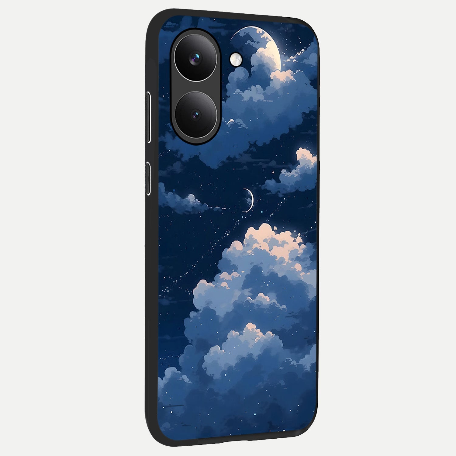  Moon Dream Haze back cover For Poco X8 Pro slim fit glass case with vibrant aesthetic design