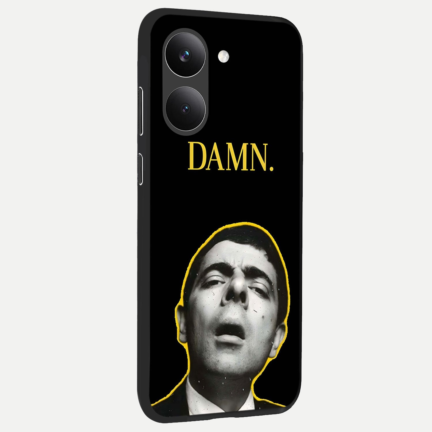  Mr Bean Damn back cover For Poco X8 Pro slim fit glass case with vibrant aesthetic design