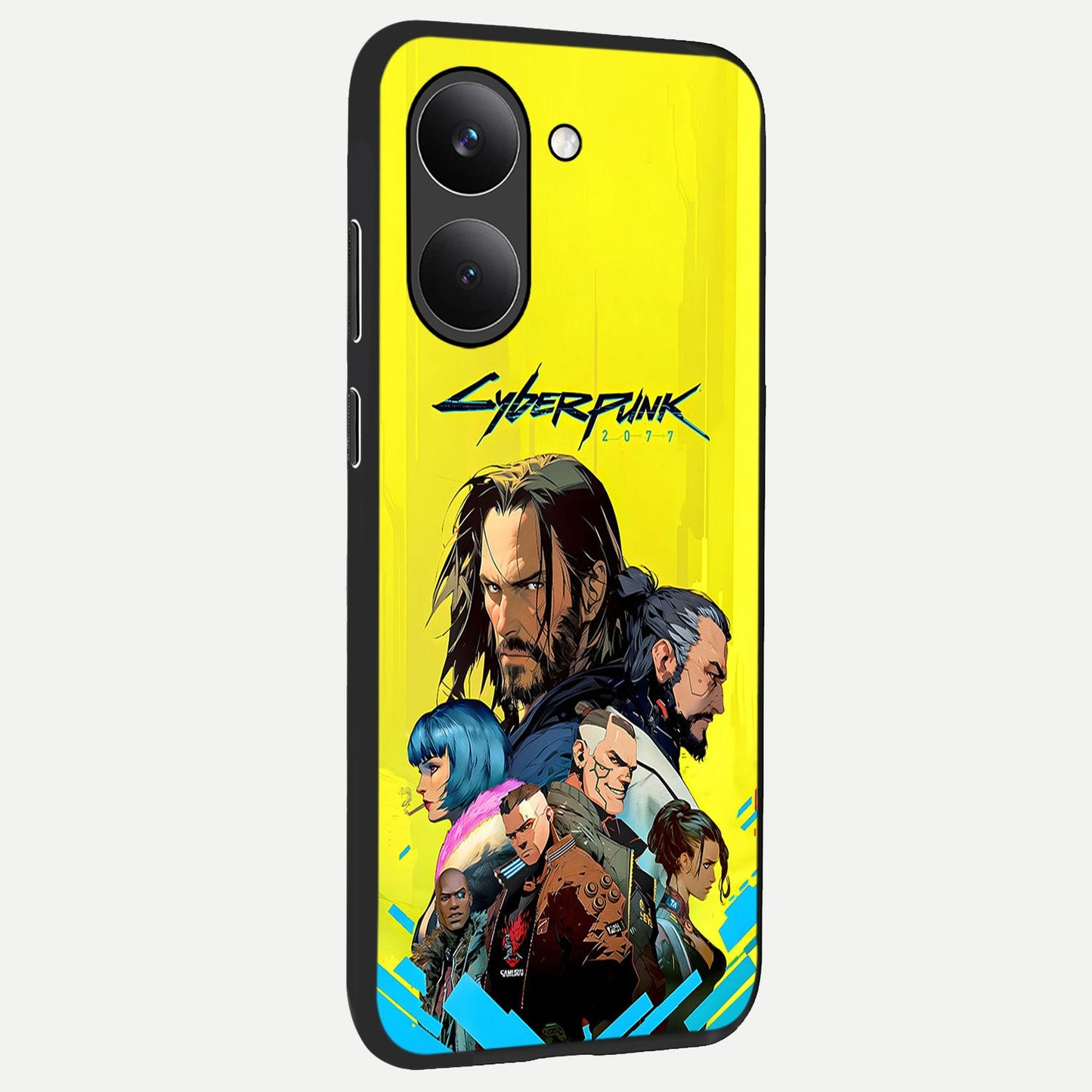  Neon Rebel Genesis back cover For Poco X8 Pro slim fit glass case with vibrant aesthetic design