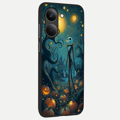  Pumpkin Moonlight Tale back cover For Poco X8 Pro slim fit glass case with vibrant aesthetic design