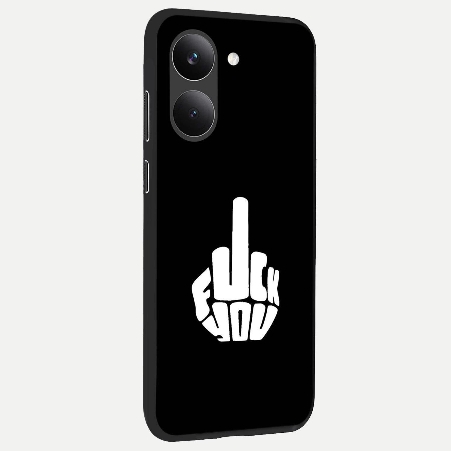  Rebel Mode On back cover For Poco X8 Pro slim fit glass case with vibrant aesthetic design