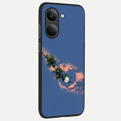  Sky Under Tree back cover For Poco X8 Pro slim fit glass case with vibrant aesthetic design