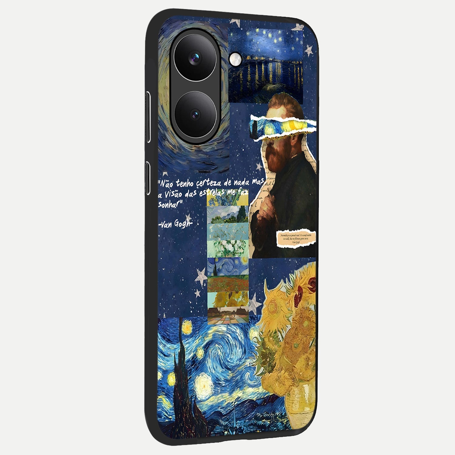  Starry Dream Vision back cover For Poco X8 Pro slim fit glass case with vibrant aesthetic design