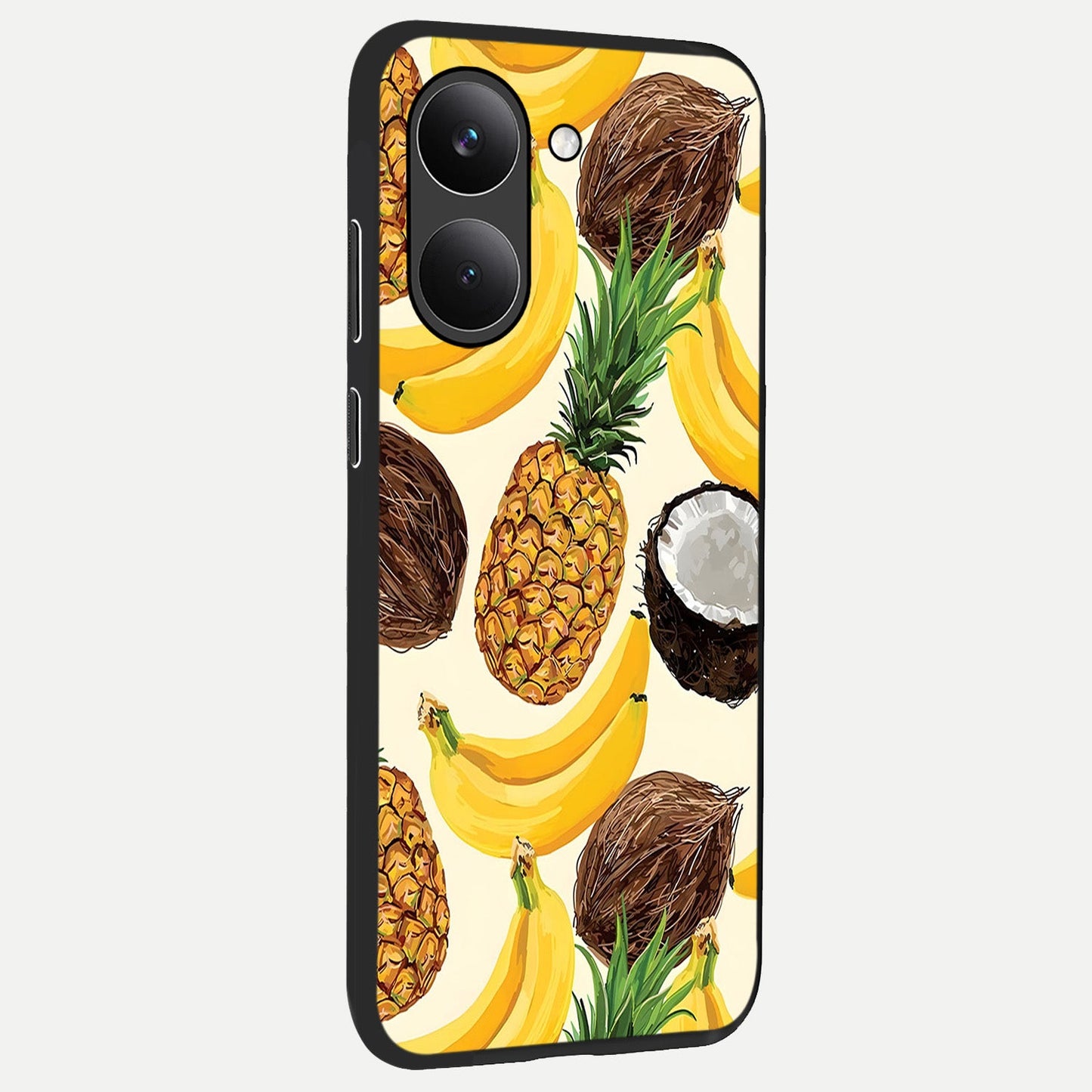  Tropical Fruit Mood back cover For Poco X8 Pro slim fit glass case with vibrant aesthetic design