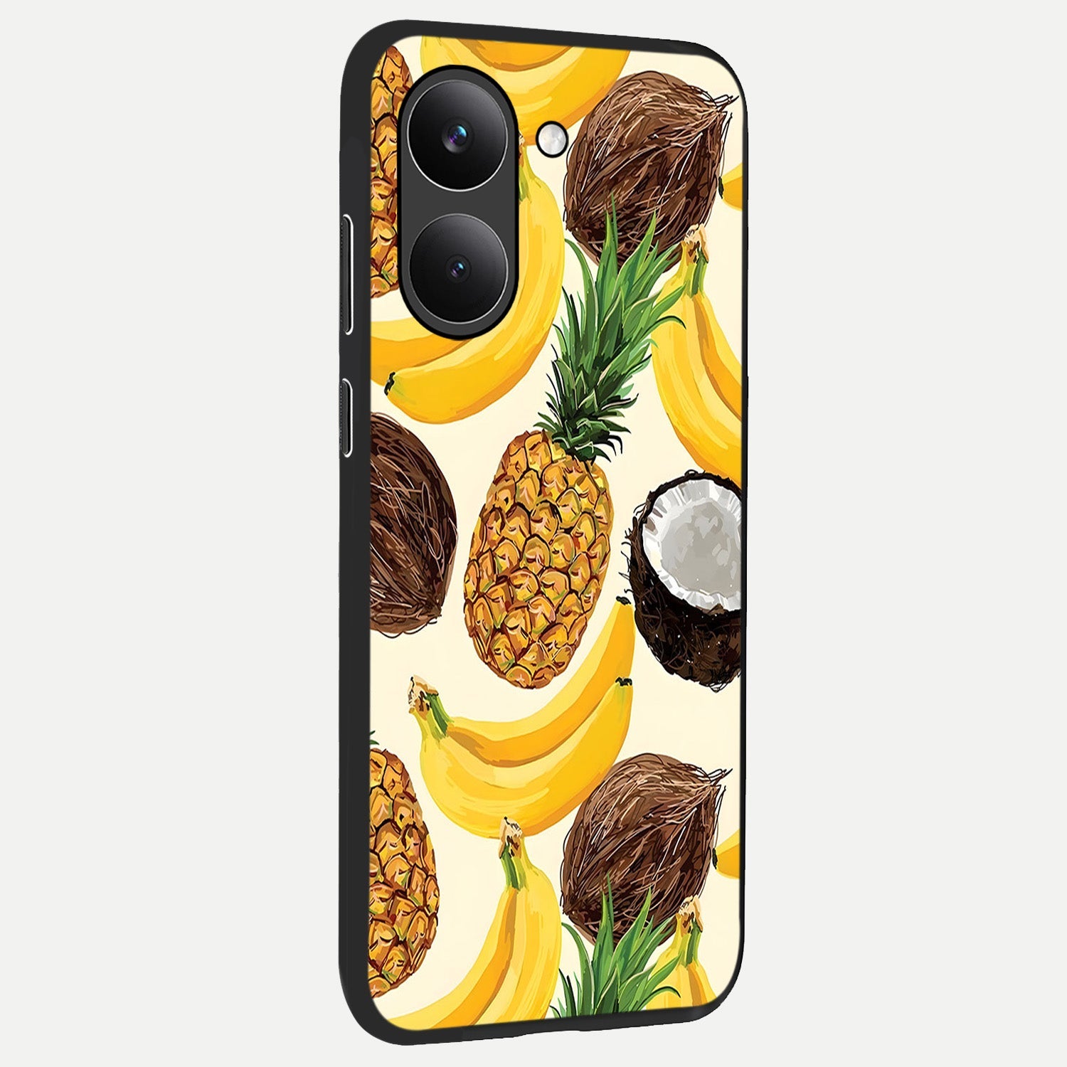  Tropical Fruit Mood back cover For Poco X8 Pro slim fit glass case with vibrant aesthetic design