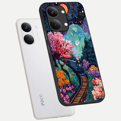  Digital Art phone case For Poco X8 Pro Max showing premium glass back cover with detailed artwork