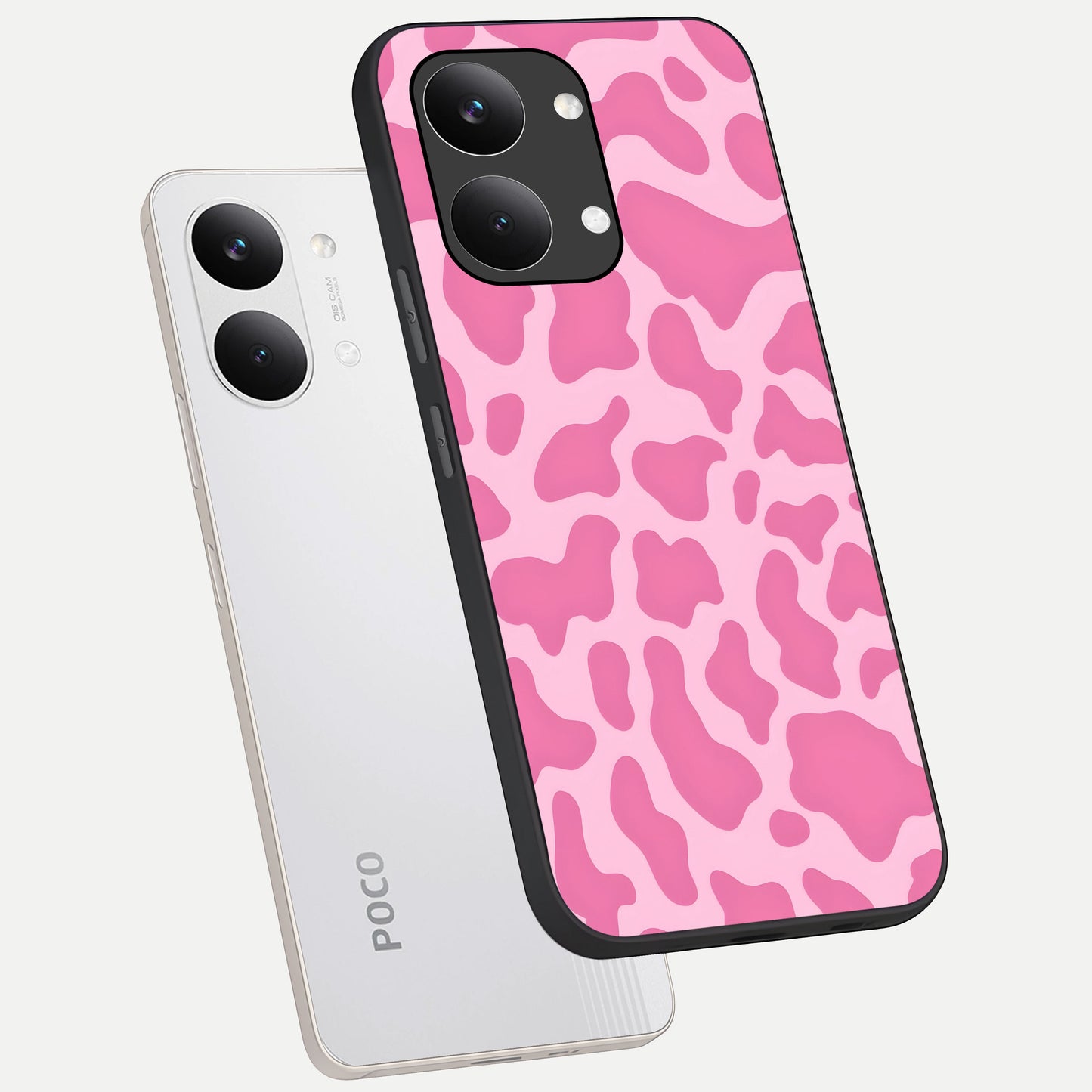  Pinkish Scenery phone case For Poco X8 Pro Max showing premium glass back cover with detailed artwork