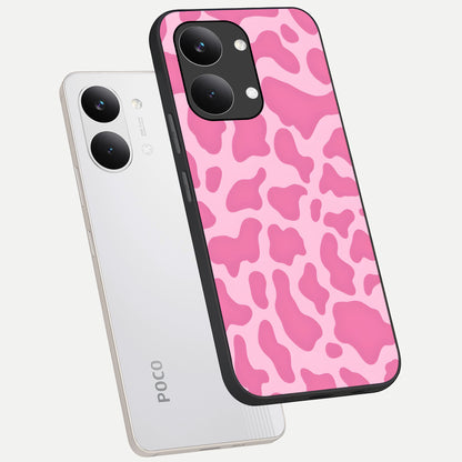  Pinkish Scenery phone case For Poco X8 Pro Max showing premium glass back cover with detailed artwork
