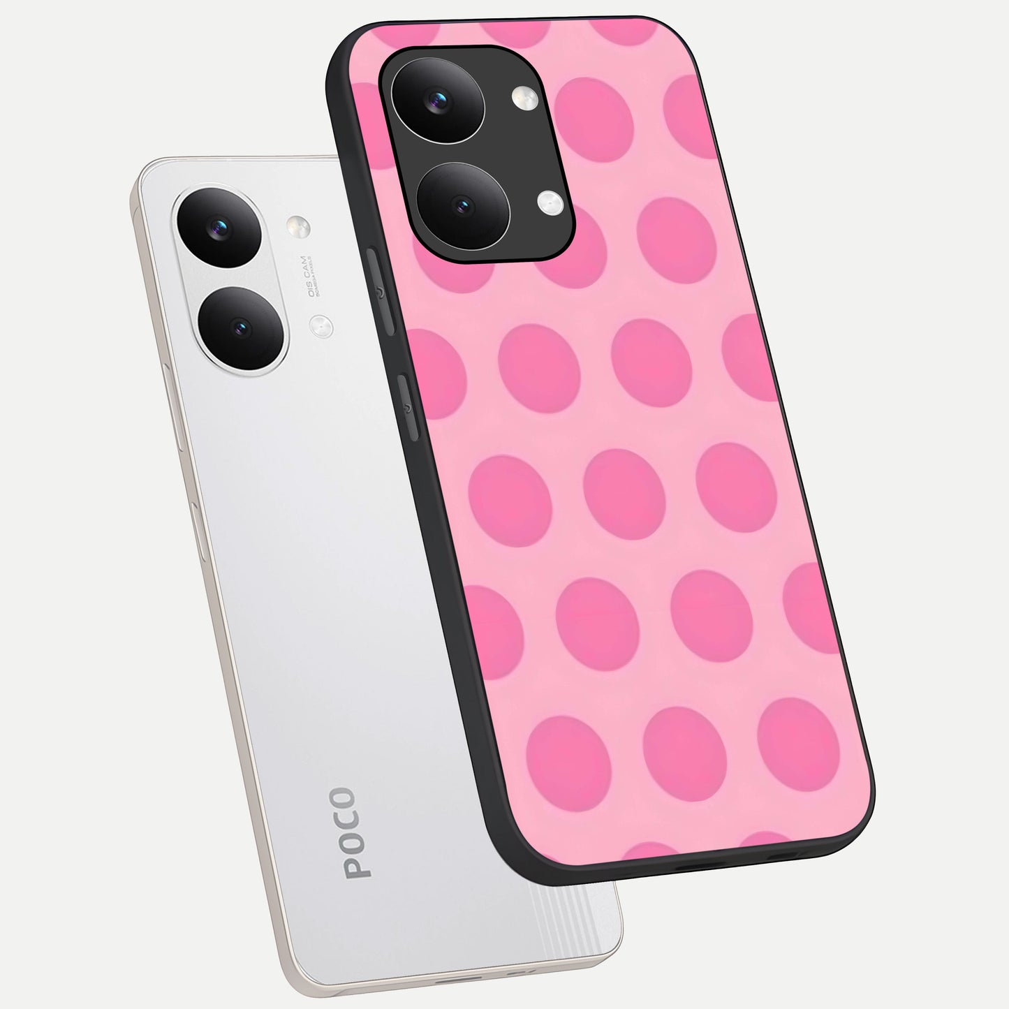  Sweet Dot Dreams phone case For Poco X8 Pro Max showing premium glass back cover with detailed artwork