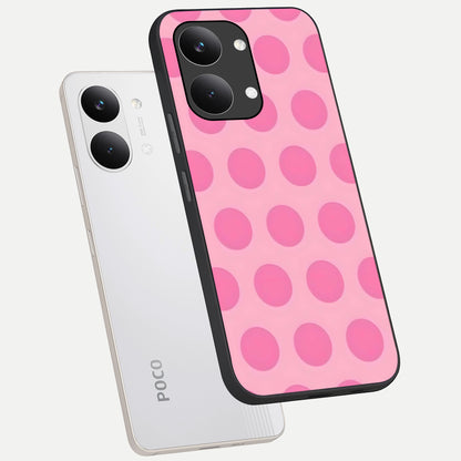  Sweet Dot Dreams phone case For Poco X8 Pro Max showing premium glass back cover with detailed artwork