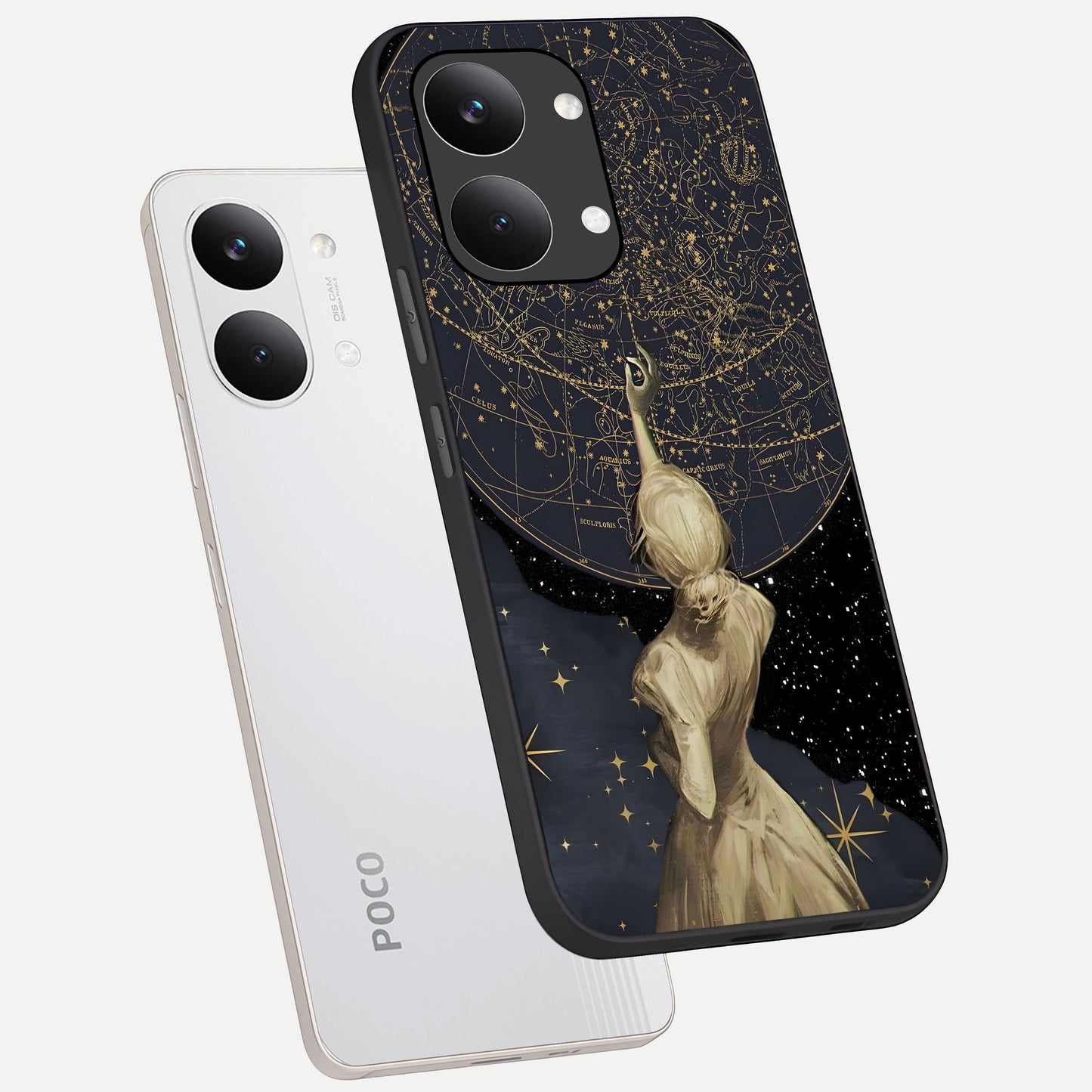  Taylor Swift Girl phone case For Poco X8 Pro Max showing premium glass back cover with detailed artwork