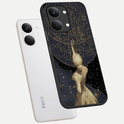  Taylor Swift Girl phone case For Poco X8 Pro Max showing premium glass back cover with detailed artwork