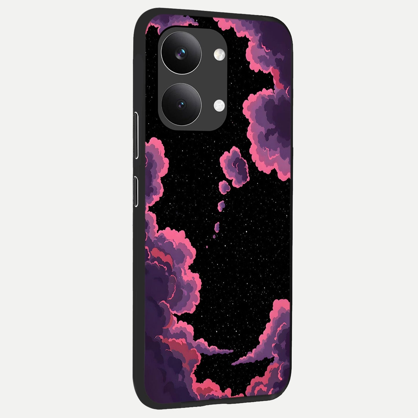  Cosmic Cloud Journey back cover For Poco X8 Pro Max slim fit glass case with vibrant aesthetic design