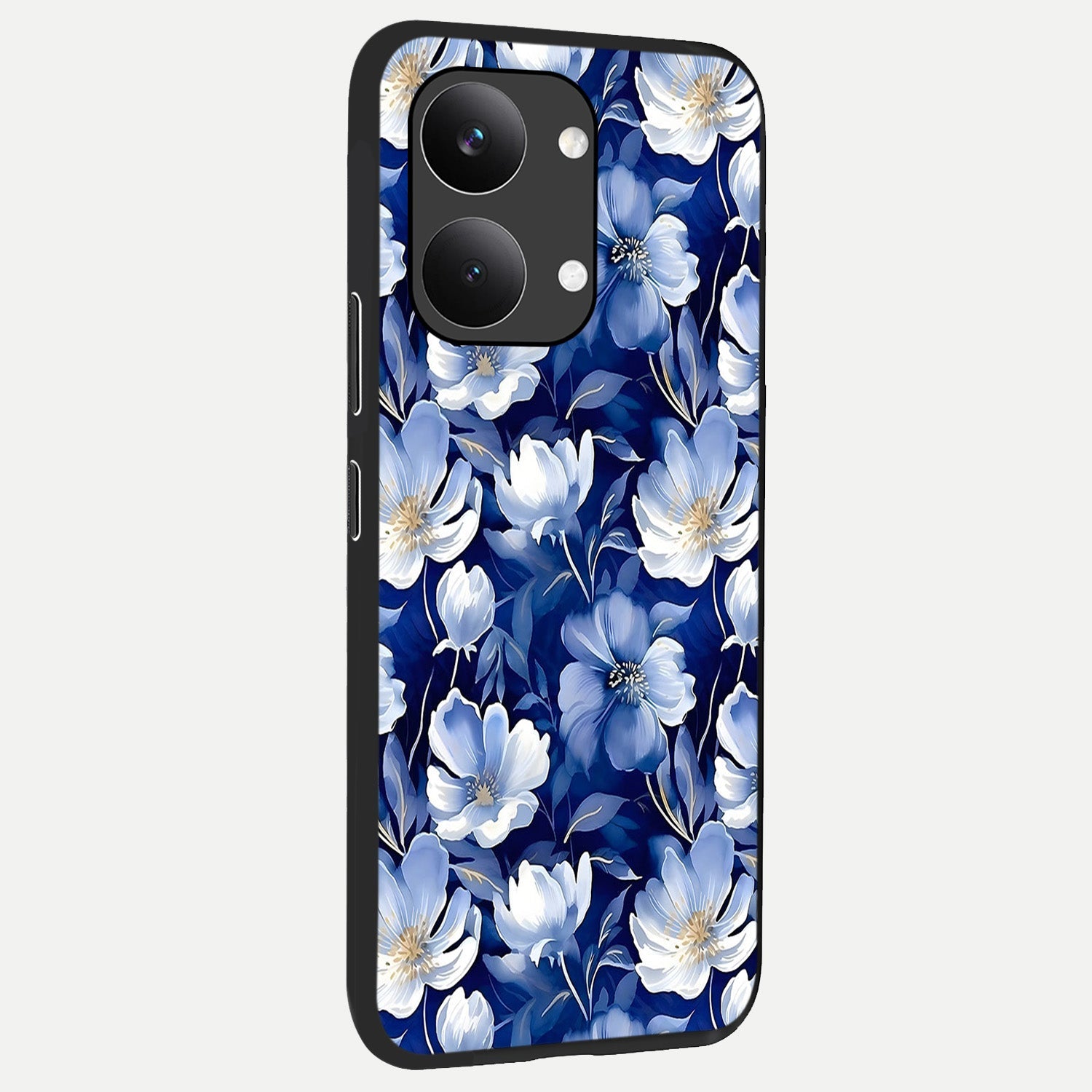  Cute Floral Patterns back cover For Poco X8 Pro Max slim fit glass case with vibrant aesthetic design