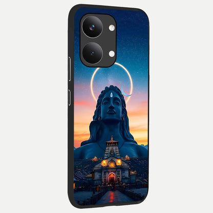  Eternal Shiva Aura back cover For Poco X8 Pro Max slim fit glass case with vibrant aesthetic design