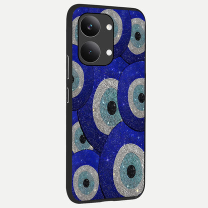  Galaxy Eye Flow back cover For Poco X8 Pro Max slim fit glass case with vibrant aesthetic design
