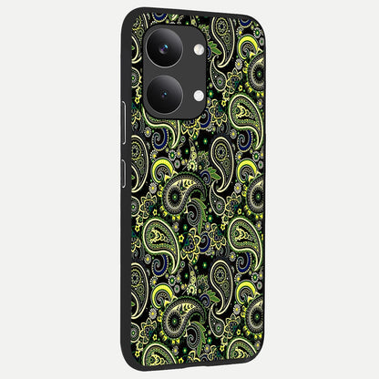  Green Lemon back cover For Poco X8 Pro Max slim fit glass case with vibrant aesthetic design