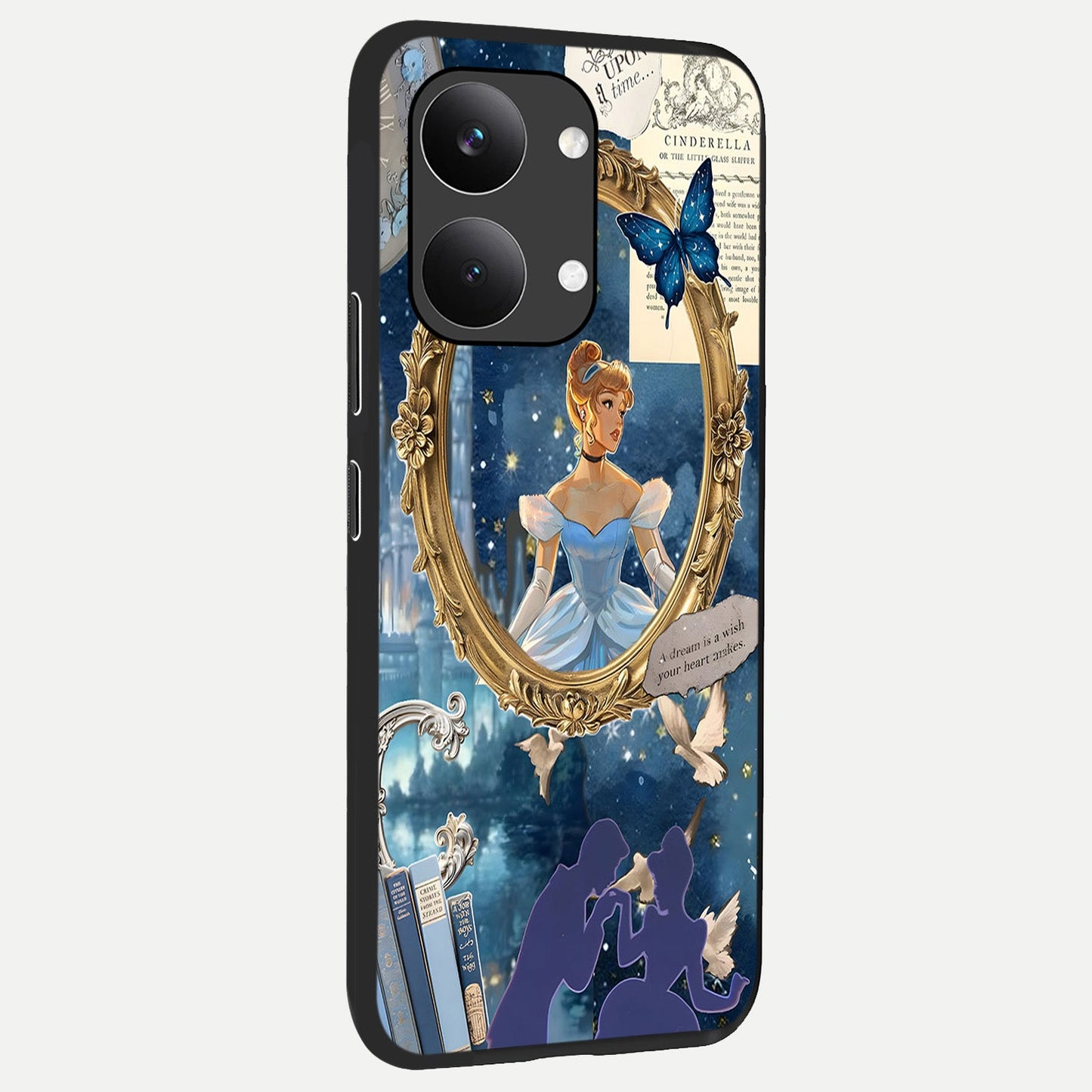  Midnight Queen back cover For Poco X8 Pro Max slim fit glass case with vibrant aesthetic design