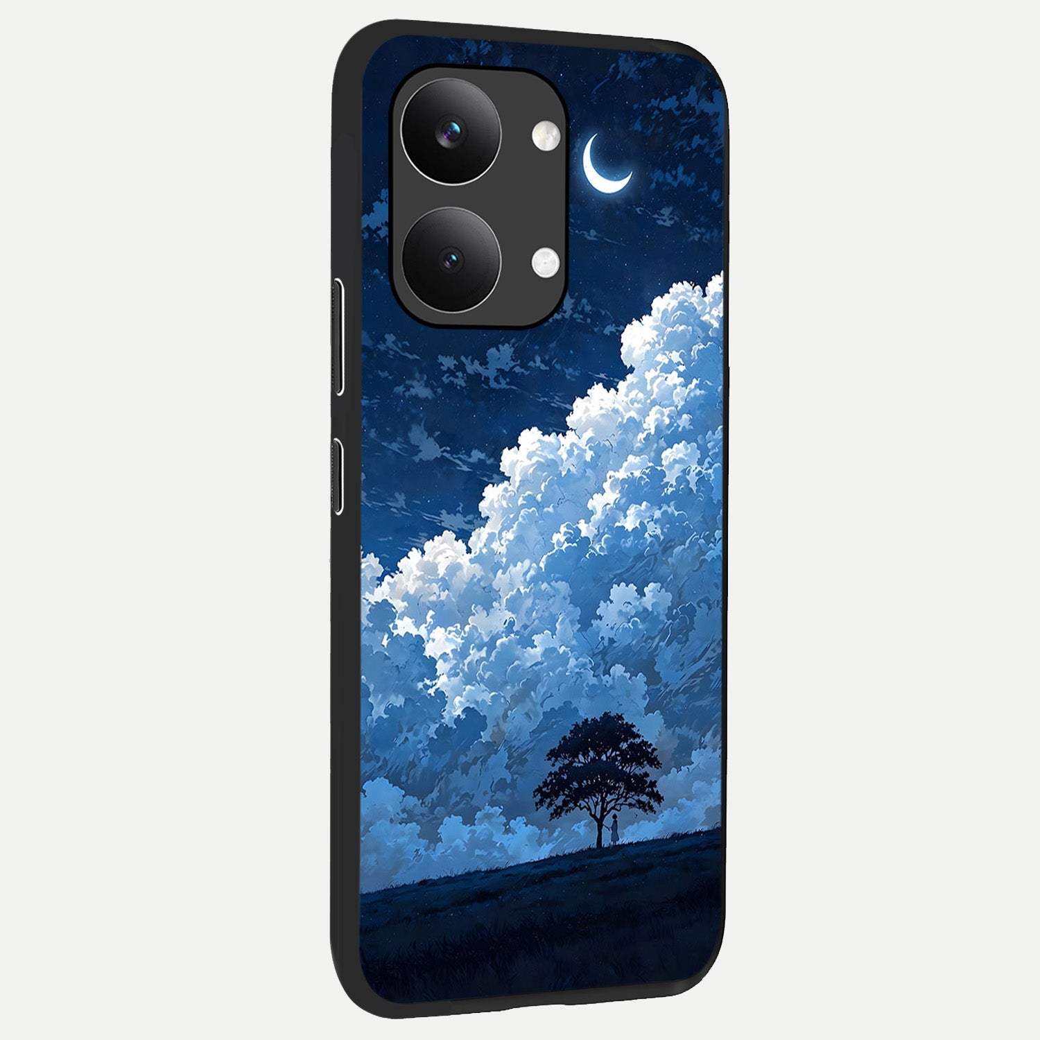  Midnight Sky Serenity back cover For Poco X8 Pro Max slim fit glass case with vibrant aesthetic design