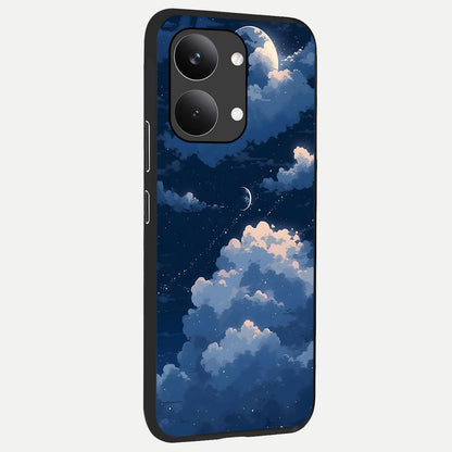  Moon Dream Haze back cover For Poco X8 Pro Max slim fit glass case with vibrant aesthetic design