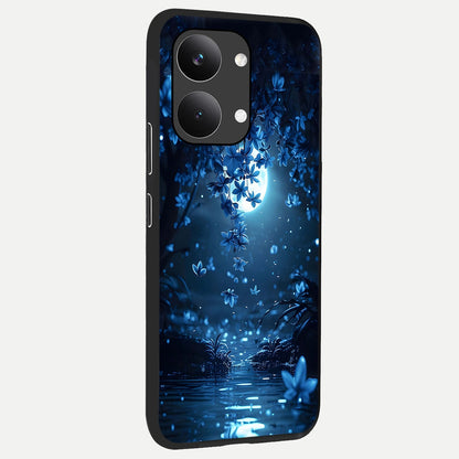  Moonlight Petal Dream back cover For Poco X8 Pro Max slim fit glass case with vibrant aesthetic design