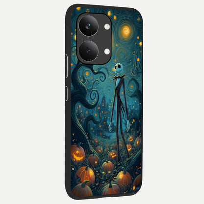  Pumpkin Moonlight Tale back cover For Poco X8 Pro Max slim fit glass case with vibrant aesthetic design