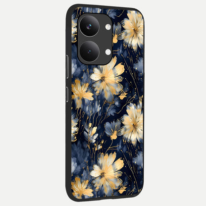  Royal Petal Dream back cover For Poco X8 Pro Max slim fit glass case with vibrant aesthetic design
