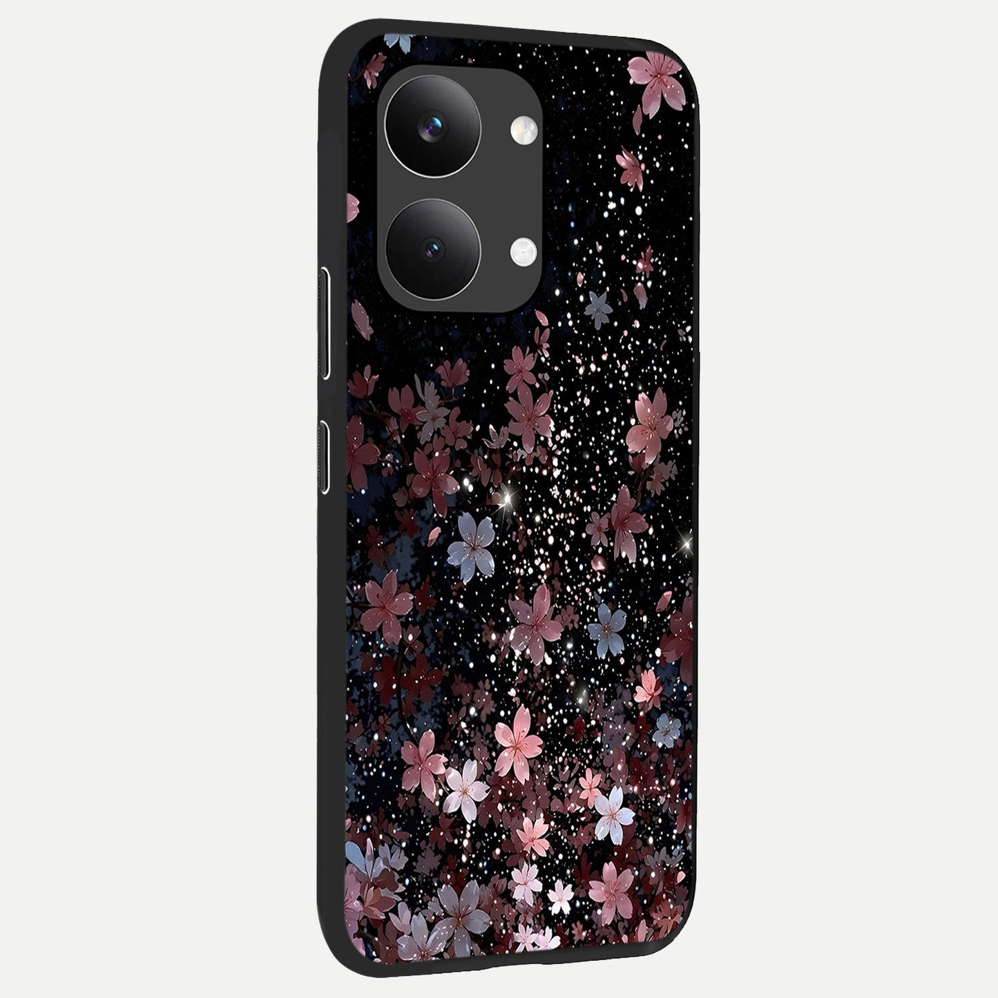  Starlit Flower Dreams back cover For Poco X8 Pro Max slim fit glass case with vibrant aesthetic design