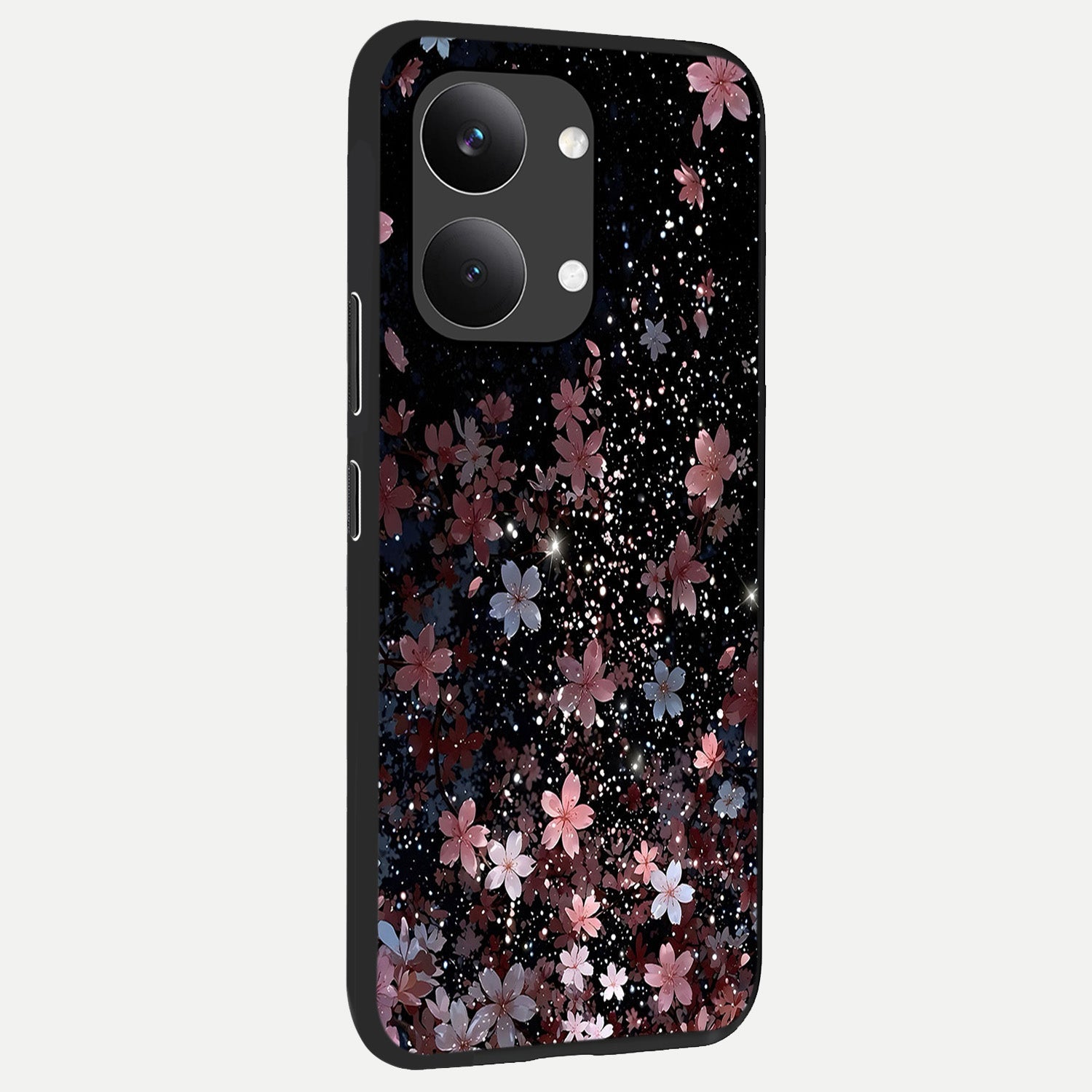  Starlit Flower Dreams back cover For Poco X8 Pro Max slim fit glass case with vibrant aesthetic design