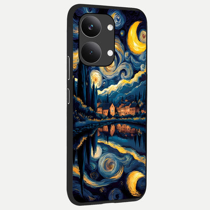  Starry Sky Serenity back cover For Poco X8 Pro Max slim fit glass case with vibrant aesthetic design