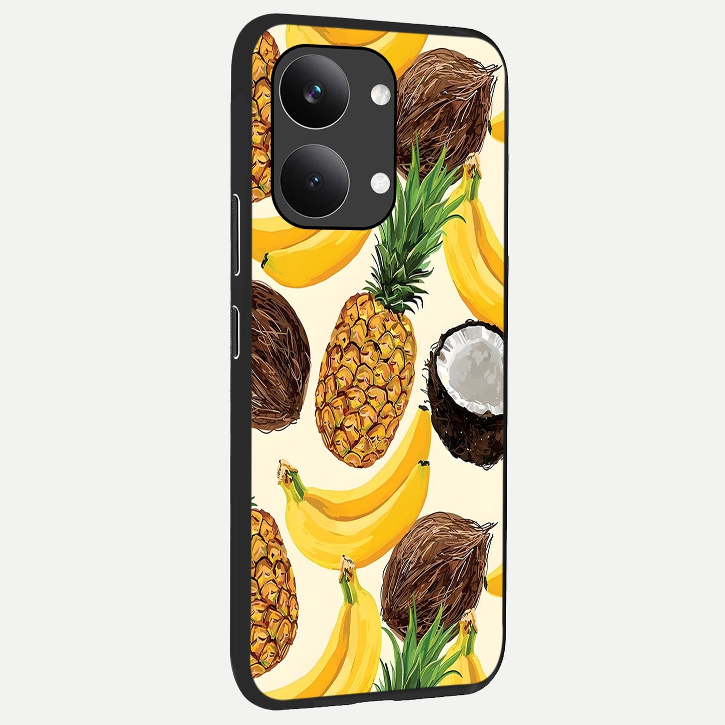  Tropical Fruit Mood back cover For Poco X8 Pro Max slim fit glass case with vibrant aesthetic design