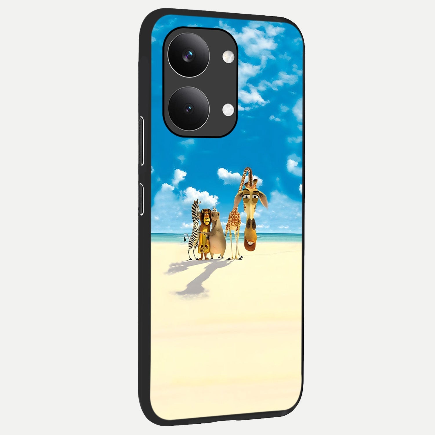  Tropical Fun Squad back cover For Poco X8 Pro Max slim fit glass case with vibrant aesthetic design