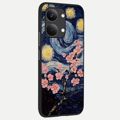  Van Gogh Scenery back cover For Poco X8 Pro Max slim fit glass case with vibrant aesthetic design