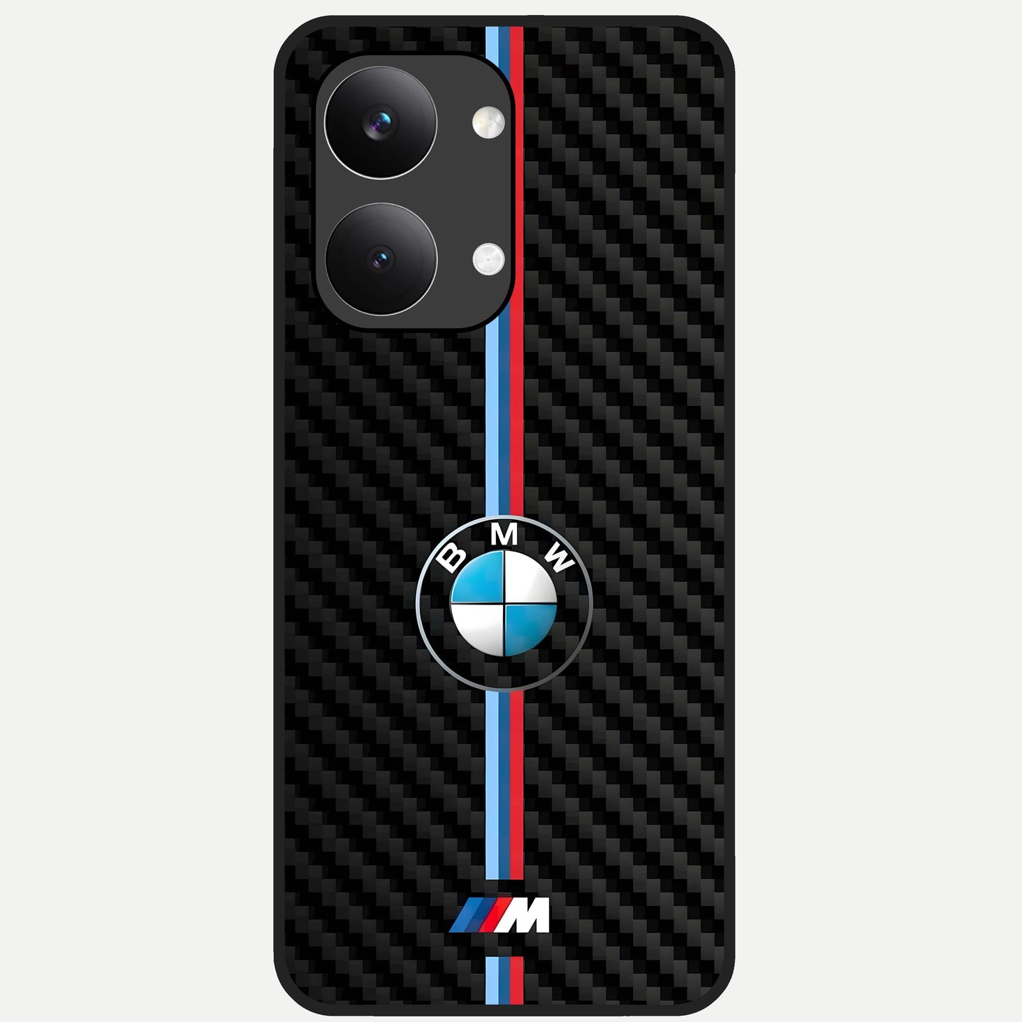  BMW Pattern Glass Case For Poco X8 Pro Max back cover – full design glossy printed glass finish