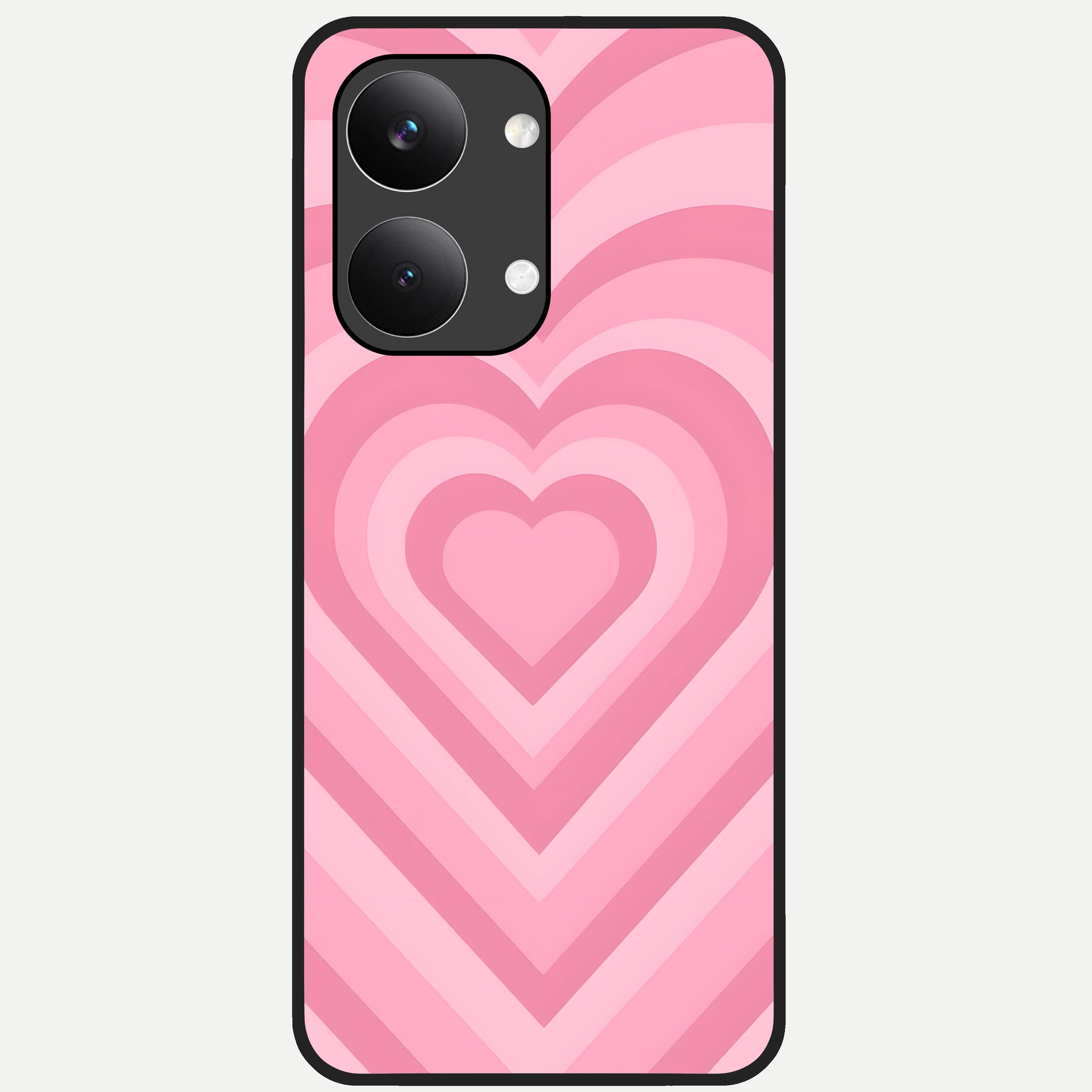  Blush Heart Waves Glass Case For Poco X8 Pro Max back cover – full design glossy printed glass finish