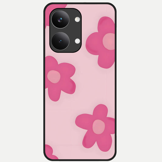  Candy Bloom Dreams Glass Case For Poco X8 Pro Max back cover – full design glossy printed glass finish