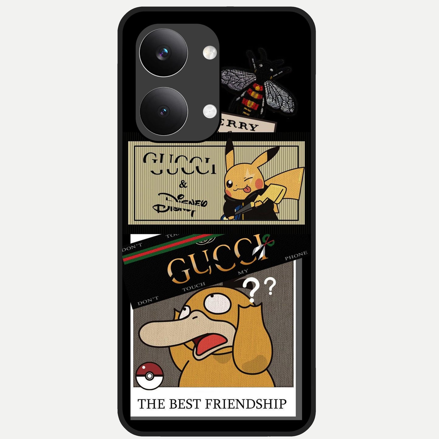  Cartoon Brand Play Mashup Glass Case For Poco X8 Pro Max back cover – full design glossy printed glass finish