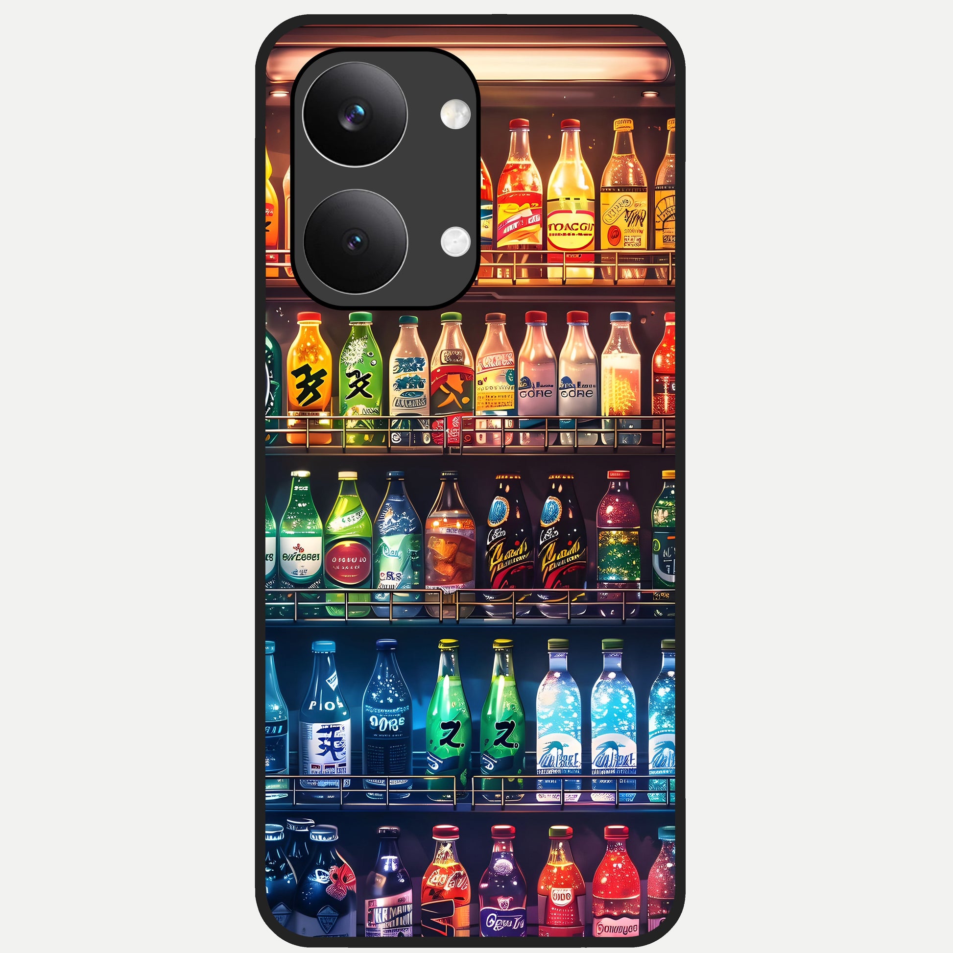  Colorfull Tree Glass Case For Poco X8 Pro Max back cover – full design glossy printed glass finish